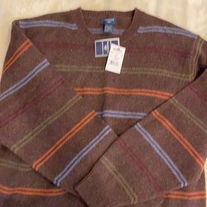 Dockers brown sweater with stripes